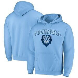 Champion Brand Light Blue Columbia University Campus Pullover Hoodie size S